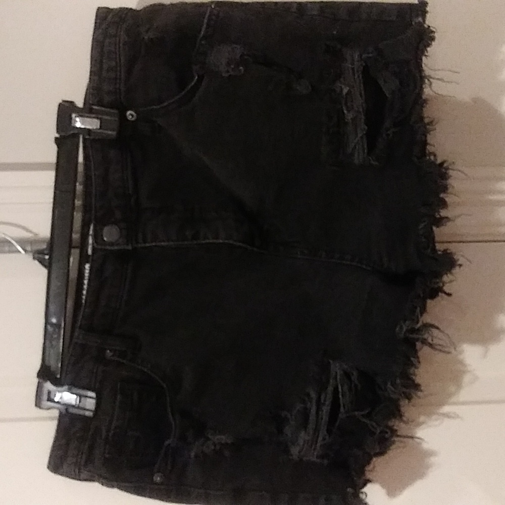 Mossimo Black denim shorts
